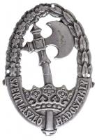 1944. Szent László Hadosztály Al csapatjelvény (63,5x44mm) T:2 / Hungary 1944. Szent László Hadosztály (Saint Ladislaus Division) Al division badge (63,5x44mm) C:XF  Sallay 99.