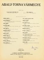 Abauj-Torna vármegye. Szerk.: Csíkvári Antal. Krasznik-vajdai Szent-Imrey Pál és Dr. Póhl Sándor elő...