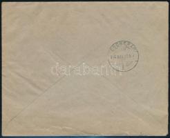 1946 (15. díjszabás) Céges levél 9 bélyeges vegyes bérmentesítéssel / Cover with 9 stamps franking &...