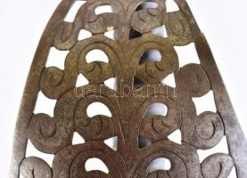 XIX. sz. Fringia huszár szablya. Feliratos, rajzos pengével a Nap, Hold és Esthajnalcsillag ábrázolá...