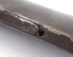 XIX. sz. Fringia huszár szablya. Feliratos, rajzos pengével a Nap, Hold és Esthajnalcsillag ábrázolá...