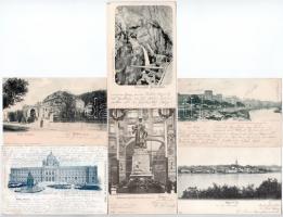 6 db RÉGI osztrák város képeslap / 6 pre-1905 Austrian town-view postcards