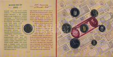 2002. 1Ft-100Ft 8klf db, szettben, benne 100Ft "Kossuth Lajos" T:BU Csak 7000db!