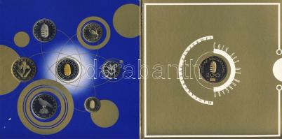 2000. 1Ft-100Ft 8klf db, szettben, benne 200Ft "Millenium" T:PP Csak 3000db!