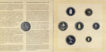 2008. 1Ft-100Ft 8klf db, szettben, benne "Mátyás király" Ag emlékérem T:PP Csak 3000db!