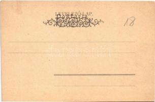 Lady painting and smoking. Szénásy és Reimann (vágott / cut)