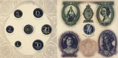 2007. 1Ft-100Ft 8klf db, szettben, benne "Berán Lajos és a pengő" Ag fantáziaveret T:PP Csak 2000db! R!