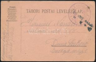 1917 Tábori posta levelezőlap / Field postcard K.U.K. KRIEGSMARINE / S.M. PATROUILLENBOOT B