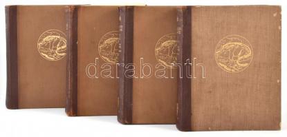 Bartucz Lajos et al.: Magyar föld, magyar faj. 1-4. köt. Bp., [1938-1939], Királyi Magyar Egyetemi N...