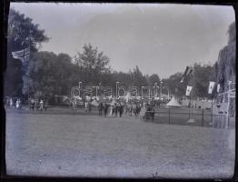 1933 Gödöllő, cserkész jamboree, 8 db üvegnegatív, 9×12 cm