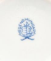 Herendi porcelán virágmintás váza, kézzel festett, jelzett, hibátlan. m: 14,5 cm