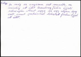 Szendrey Júlia (1828-1868) magyar költő, író, fordító, Petőfi Sándor költő feleségének asztali ivóvi...