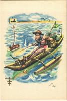 1937 Vogelenzang (Olanda), Cserkész Világ Jamboree. Olasz kiadás / Scout Jamboree. ASCI Commissariato Regionale Lombardo - Italian edition s: Bigio