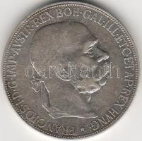 Ausztria 1907 5K ezüst T:3/4 ph