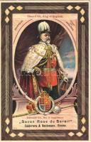 Edward VII, King of England. Savon Rose du Serail Calderara & Bankmann, Vienne. Art Nouveau, litho