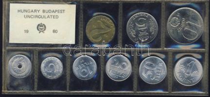 1980. 2f-10Ft 9klf db, szettben T:1