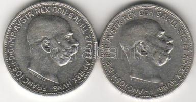 Ausztria 1912,13 2K 1-1db ezüst T:3