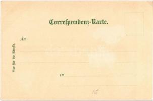 Innsbruck (Tirol), Maria Theresienstrasse mit Triumphpforte und Serles oder Waldrastspitze / street ...