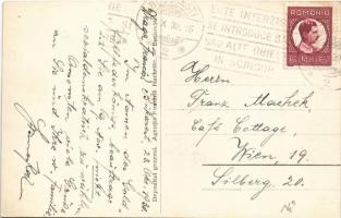 1930 Bucuresti, Bucharest, Bukarest; Bul. I.C. Bratianu cu Universitatea / street with trams