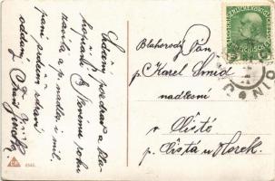 Söröző osztrák-magyar katonák újévi üdvözlete repülőgépből / K.u.K. (Austro-Hungarian) military New ...