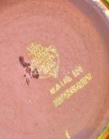 Zsolnay eozin mázas busó maszkos váza, Gazder Antal terve alapján, jelzett, kis kopásnyomokkal, m: 8...