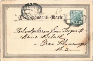 1900 Lofer, Johanna-Hütte, Lofer gegen die Reiter Steinberge, Pass Strub Monument / mountain hut, to...