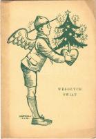 Wesolych Swiat / Cserkész karácsonyi üdvözlet / Hungarian scout Christmas greeting s: Márton L. (EK)