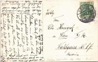 Anschauungsunterricht / Macska iskola / Cat school. T.S.N. Serie 1326. (felszíni sérülés / surface d...