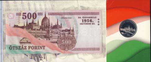 2006. 50Ft "1956-os forradalom" + 500Ft bankjegy "1956-os forradalom" díszcsomag...