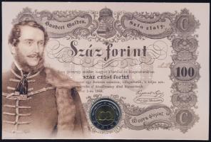 2002. 100Ft "Kossuth" elsőnapi veret sorszámozott díszlapon T:BU Csak 12.000db!