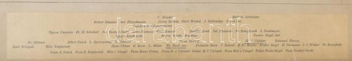1896 Bp., X-te Internationale Wander-Versammlung der Bohr-Ingenieure und Bohr-Techniker, kartonra ka...