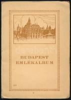 1910 Budapest Emlékalbum. Bp., Rigler József Ede-ny., 12 t. A borító belsején Rigler Rt. címkéjével. Papírkötésben, a borító hátán kis folttal, 16x11 cm