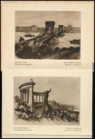 1910 Budapest Emlékalbum. Bp., Rigler József Ede-ny., 12 t. A borító belsején Rigler Rt. címkéjével....