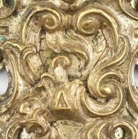 Főúri süvegdísz. XVIII. sz. Poncolt réz. / Nobleman hat ornament made of copper. 11,5x8 cm