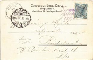 1904 Herceg Novi, Castelnuovo; Kloster Savina, Kirche Topla / monastery, church (EK)