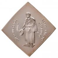 2012. 111 éves a Magyar Numizmatikai Társulat / Szervusztok fiúk - Réthy László (1851-1914) kétoldalas, jelzett Ag emlékérem SZG gyártói jelzéssel (10,77g/0.999/25x25mm) T:1 (eredetileg PP) fo. / Hungary 111th Anniversary of the Hungarian Numismatic Society / Hello guys - László Réthy (1851-1914) two-sided, marked Ag commemorative medallion with SZG makers mark (10,77g/0.999/25x25mm) C:UNC (originally PP) spotted