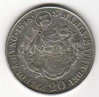 1848B 20Kr ezüst T:3+