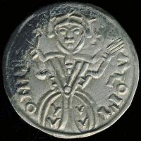 Salamon 1063-74. Denár Ag ÉH.8 T:2- kis patina