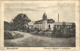 1917 Bikszád-fürdő, Baile Bixad; Ásványvíz kádfürdők és Inhalatorium / spa, bath (EK)