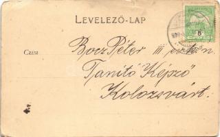 1909 Ojtoz, Ojtoztelep, Oituz; Ojtozi-szoros, Rákóczi vár. Benkő M. kiadása / Pasul Oituz / mountain...