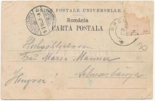 1900 Predeál, Predeal; Vama Ungara / Magyar vámhatóság csendőrökkel / Hungarian Customs Office with ...