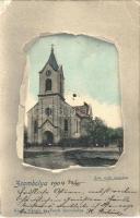 1904 Zsombolya, Jimbolia; Római katolikus templom. Manzin és Ferch kiadása / Catholic church (EK)