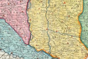 1740 Tirion, Isaak (1705-1769): Magyarország és Erdély térképe, Színezett rézmetszet / Map of Hungar...