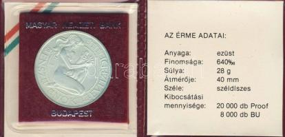 1984. 500Ft Ag "Nők évtizede" T:BU Csak 8000db! Eredeti tokban, tanúsítvánnyal!