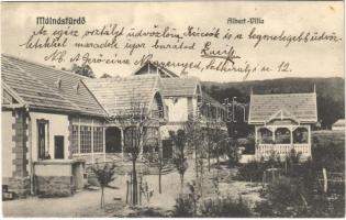 1911 Málnásfürdő, Malnas Bai; Albert villa. Adler fényirda / villa (EK)