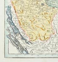 Magyarország, Erdély, Szalvónia, Horvátország színezett, rézmetszetű térképe. Royaume de Hongrie, Pr...