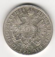 Ausztria 1884 1G ezüst T:1/2