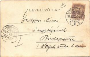 1900 Nagyszeben, Hermannstadt, Sibiu; K. u. Honvéd-Kaserne / Honvéd laktanya. Carl F. Jickeli kiadás...
