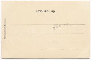 1903 Temesvár, Timisoara; Béga partja, dohánygyár, híd. Uhrmann Henrik kiadása. Szecessziós litho ke...