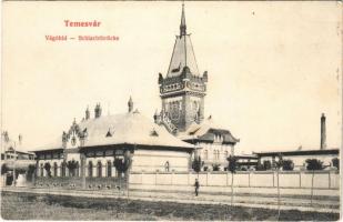 Temesvár, Timisoara; Vágóhíd / Schlachtbrücke / slaughterhouse (EK)